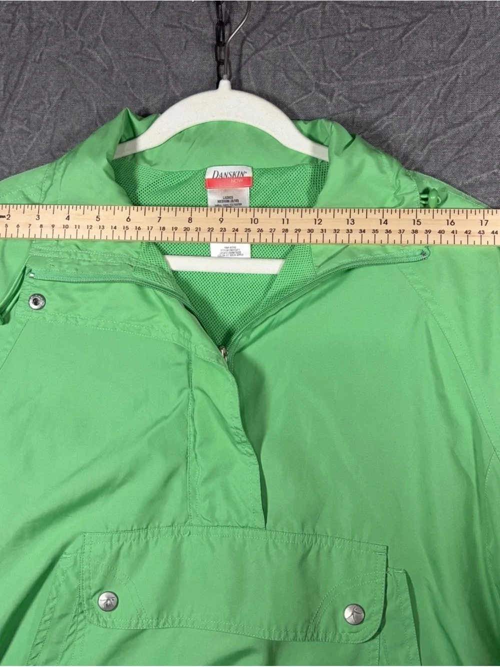 Unbranded Kids Lime Green Pullover Windbreaker Jacket